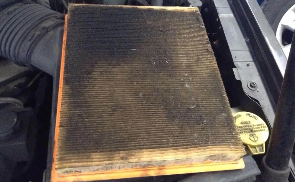 Clogged Air Filter Reduces MPG