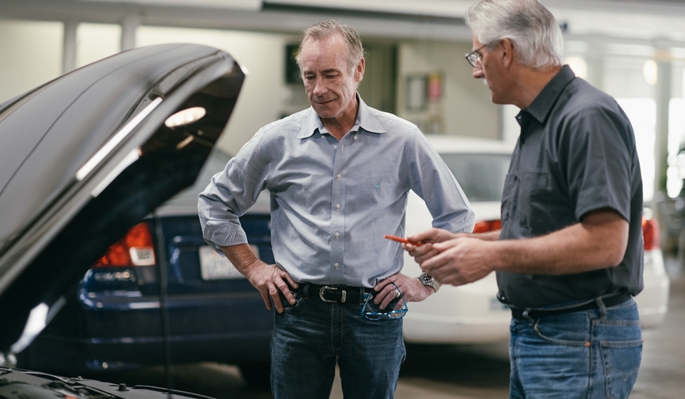 Discuss with a mechanic when a car consuming more petrol than usual