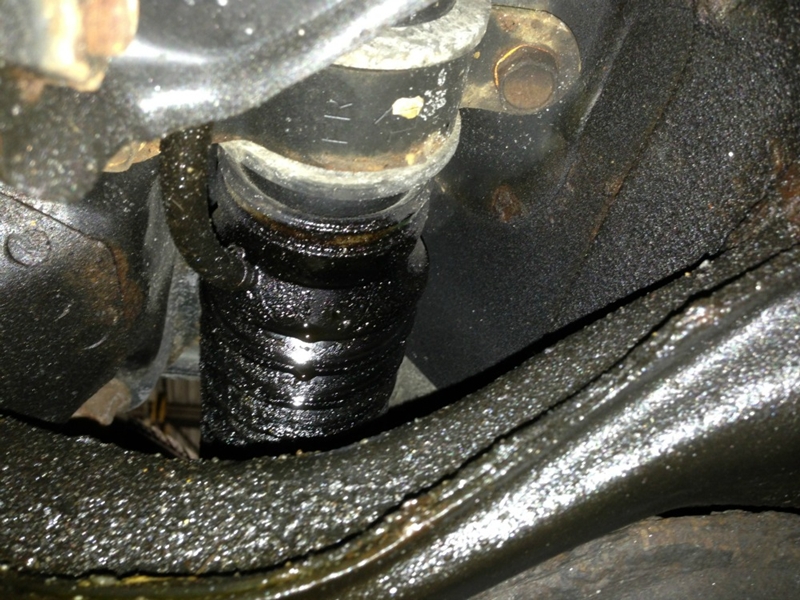 Power steering fluid leak