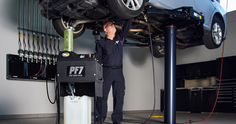 Brake fluid flush service cost