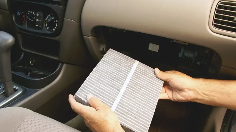 Cabin air filter installation
