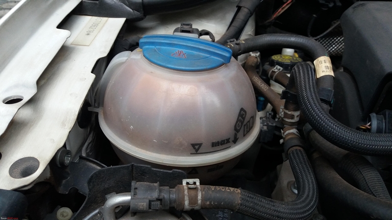 Brown engine coolant color