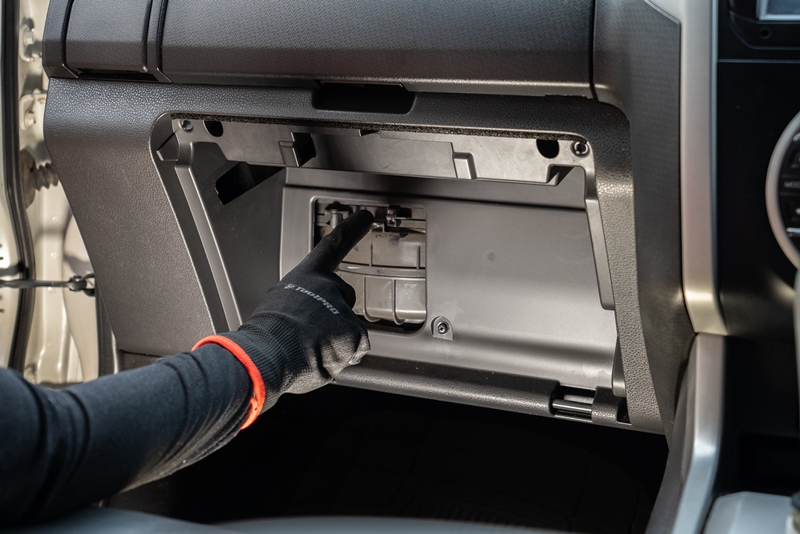 cabin air filter location