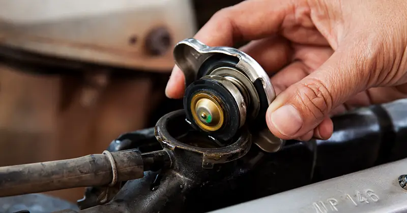 Coolant leak inside engine