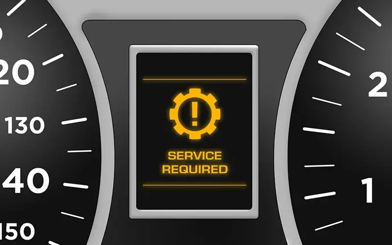 maintenance warning light